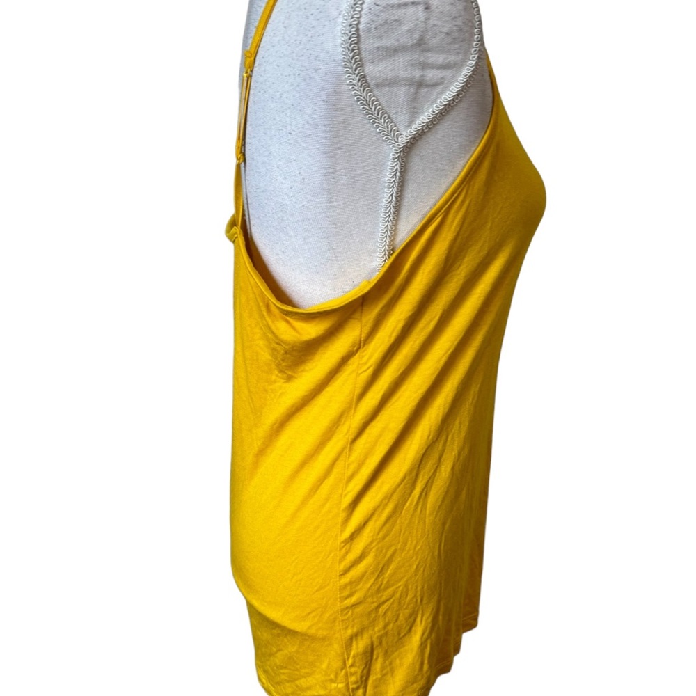 NWT Pretty YELLOW Adjustable Tank/Cami LARGE #W - Picture 2 of 7